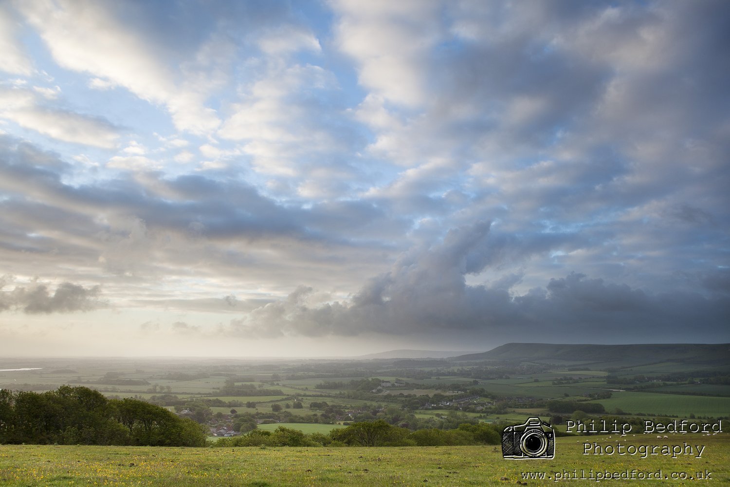 Glynde from Mount Caburn