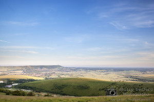View of Steyning from Truleigh Hill