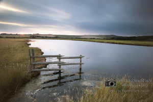 Cuckmere river at sunset