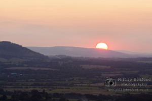 Sunset over Steyning