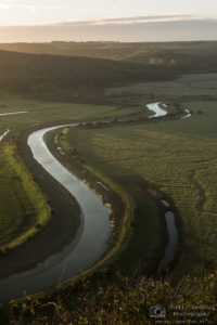 Cuckmere River at Sunrise Portrait