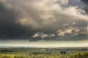 Rain clouds over Ashdown Forest