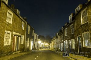 Sun Street At Night Lewes