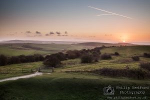 Looking West from Cissbury Ring I