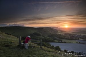 Landscape Photographer at Fulking Escarpment