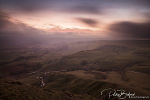 Hope Valley from Mam Tor Peak District