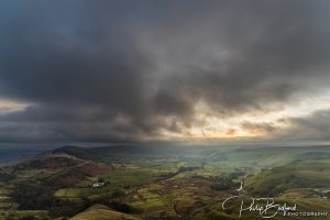 Hope Valley from Mam Tor Peak District II