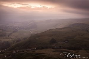 Hope Valley from Mam Tor Peak District III